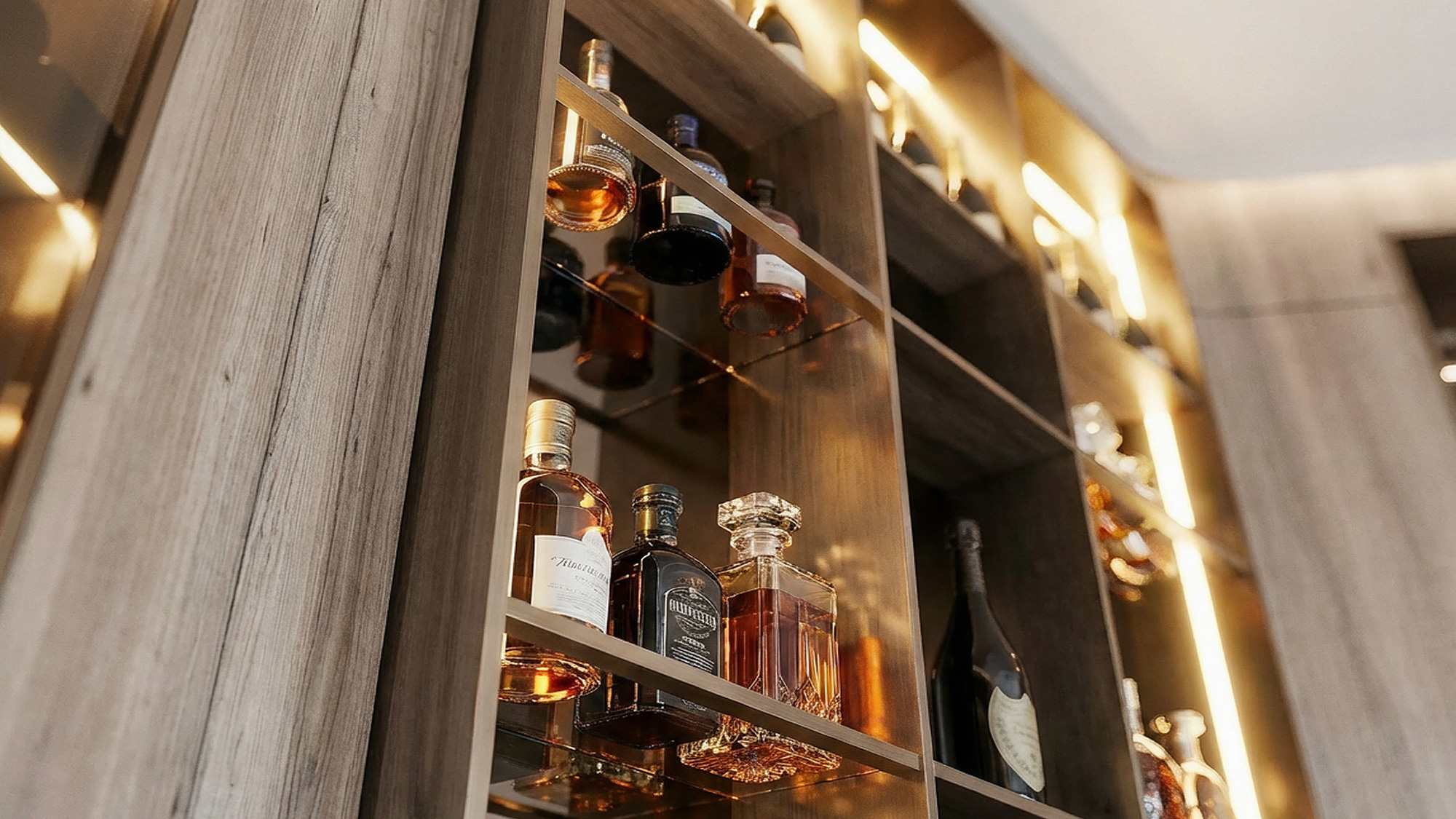 Luxury real estate Saint-Tropez - wine cellar detail
