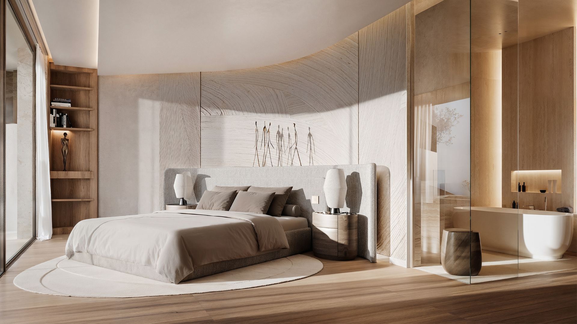 Luxury villa for sale France - guest suite bedroom