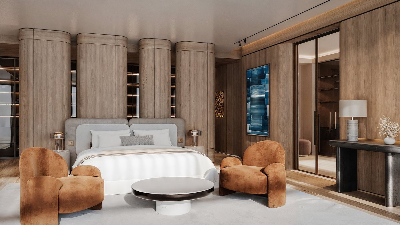 Luxury villa for sale French Riviera - master suite 100 m²