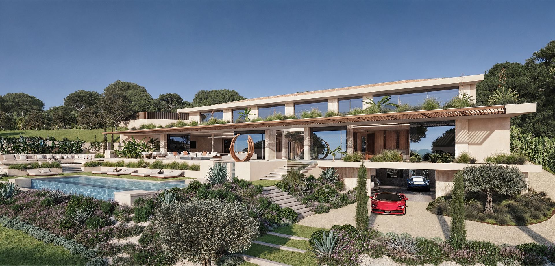 French Riviera property for sale - south-east facade VF House 11